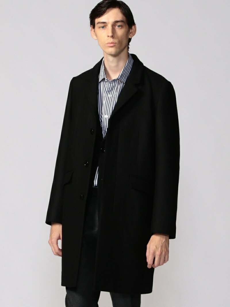 TOMORROWLAND KNOTT MEN チェスターコート ブラック