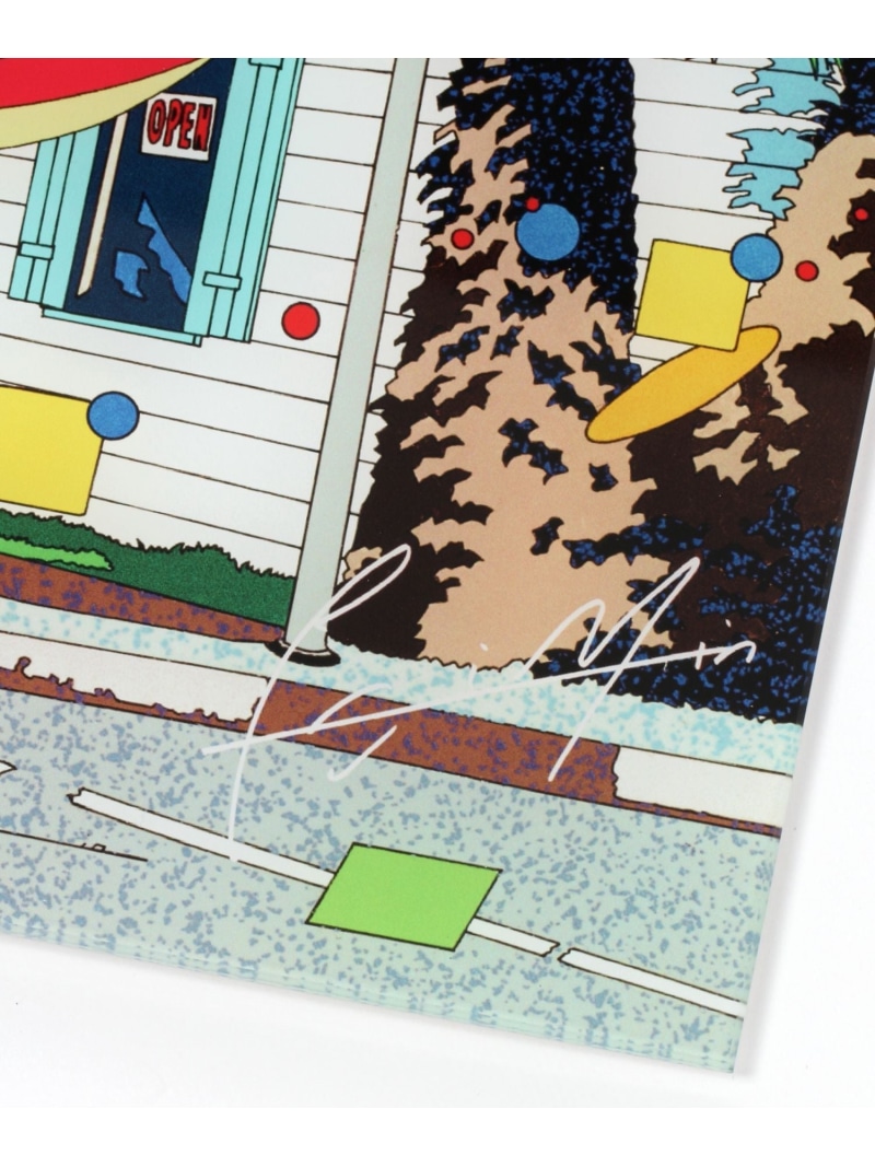 鈴木英人 ガラス製 壁掛け ガラスアート ピクチャー BAYFLOW コラボ