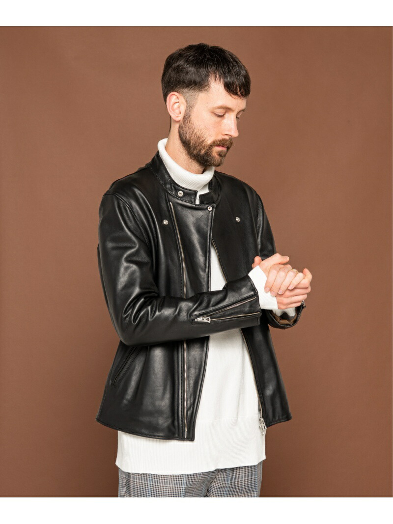 MR. OLIVE ブラック セミダブルライダースジャケット Mサイズ