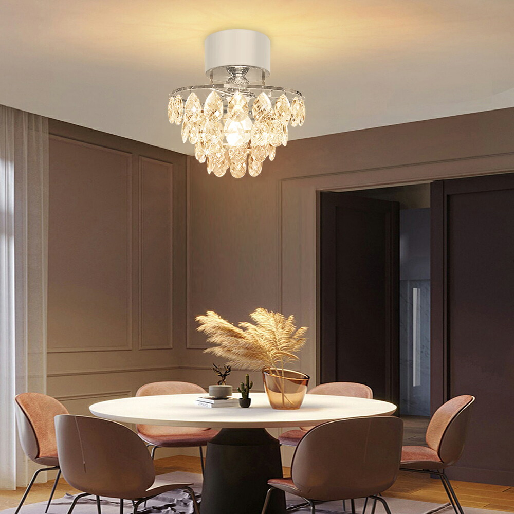 楽天市場】【最大4年保証】クリスタルガラス シーリングライト 豪華