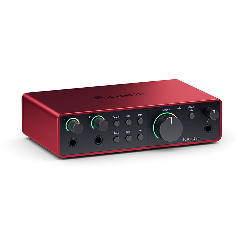楽天市場】FOCUSRITE SCARLETT 2i2 GEN4 フォーカスライト