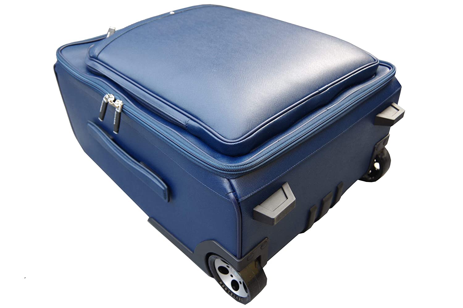楽天市場】モンブラン キャリーケース スーツケース 本革 ブルー 旅行
