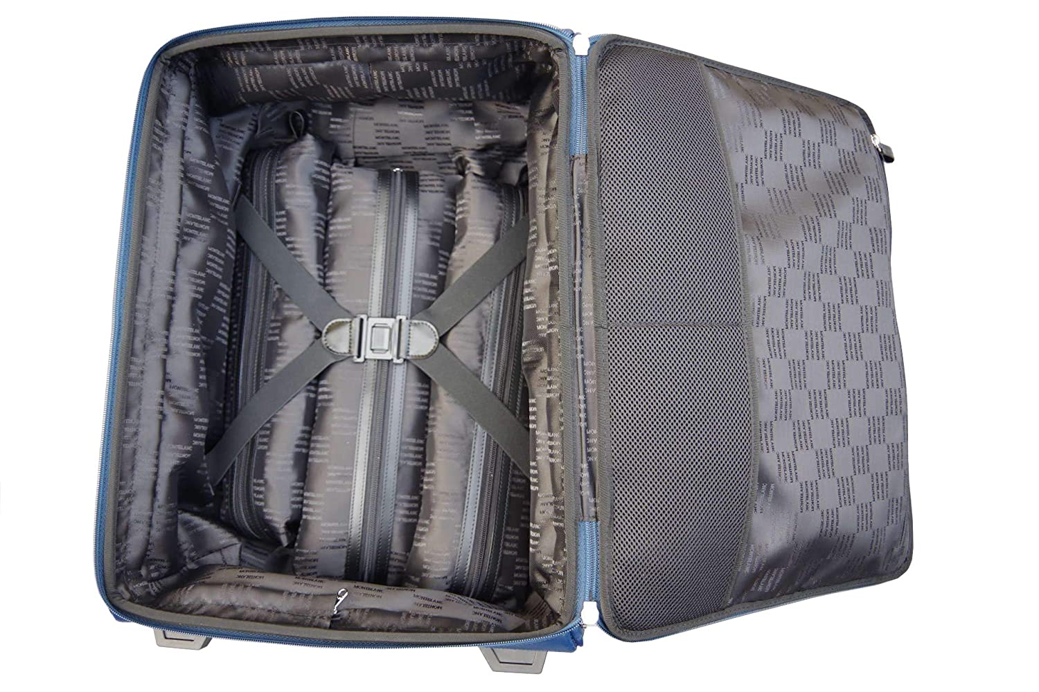 楽天市場】モンブラン キャリーケース スーツケース 本革 ブルー 旅行