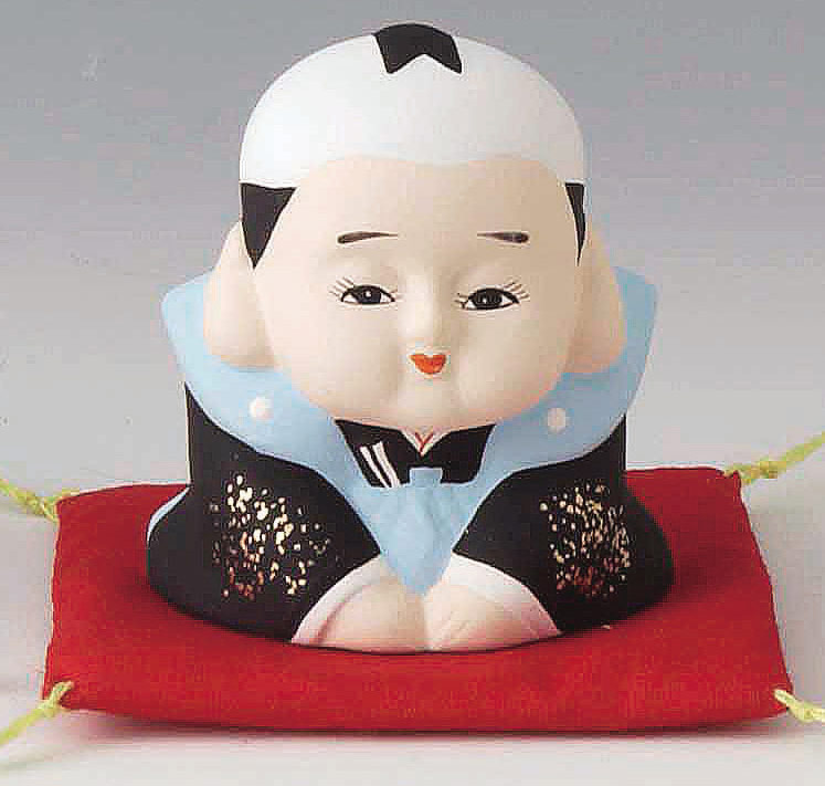 楽天市場】商売繁盛！ 千客万来！ 陶器製 福助 小 いらっしゃいませ