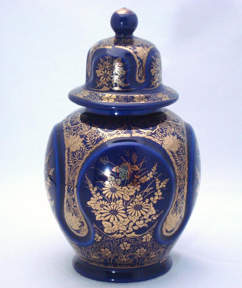 楽天市場】美術陶器JAPAN 蓋付壺 大型 : スワンアンティークス
