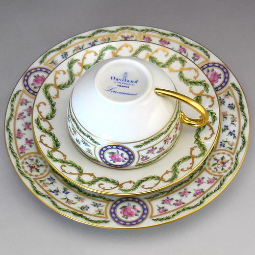 M_TKHS Haviland リモージュ ルーブシエンヌ 6枚セット中皿 M_TKHS