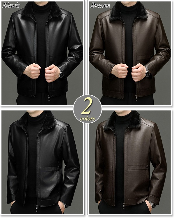 楽天市場】レザージャケット メンズ ライダースジャケット 裏起毛 革