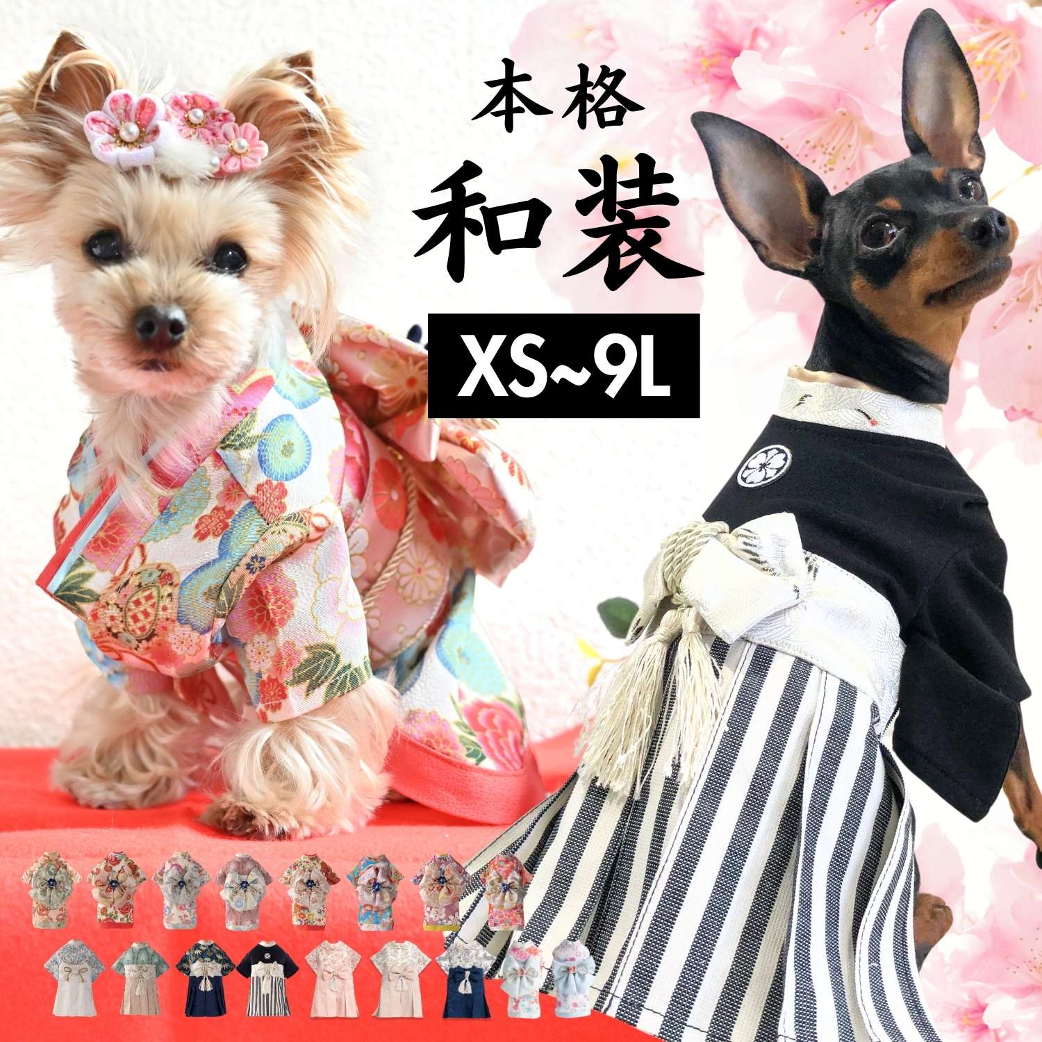 楽天市場】＼1000円OFFクーポン配布中／犬 着物 犬 袴 犬の着物 犬