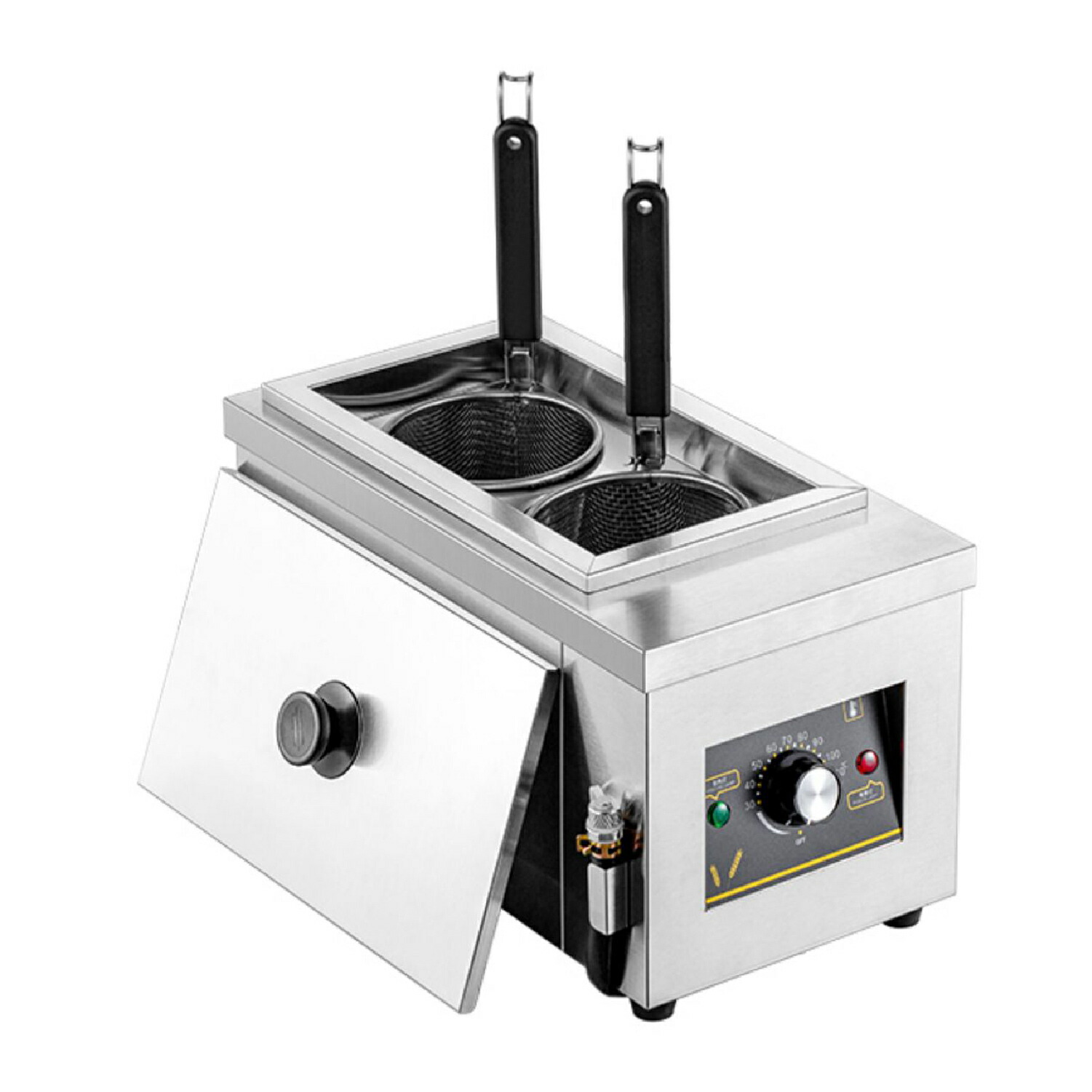 楽天市場】Kurflo 電気式ゆで麺器 単槽式2穴/二槽式4穴 業務用 麺茹で