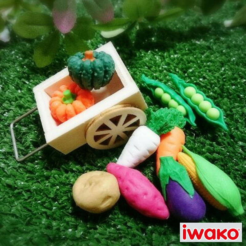 楽天市場】おもしろ消しゴム 野菜 やさい消しゴム 全種 18個入