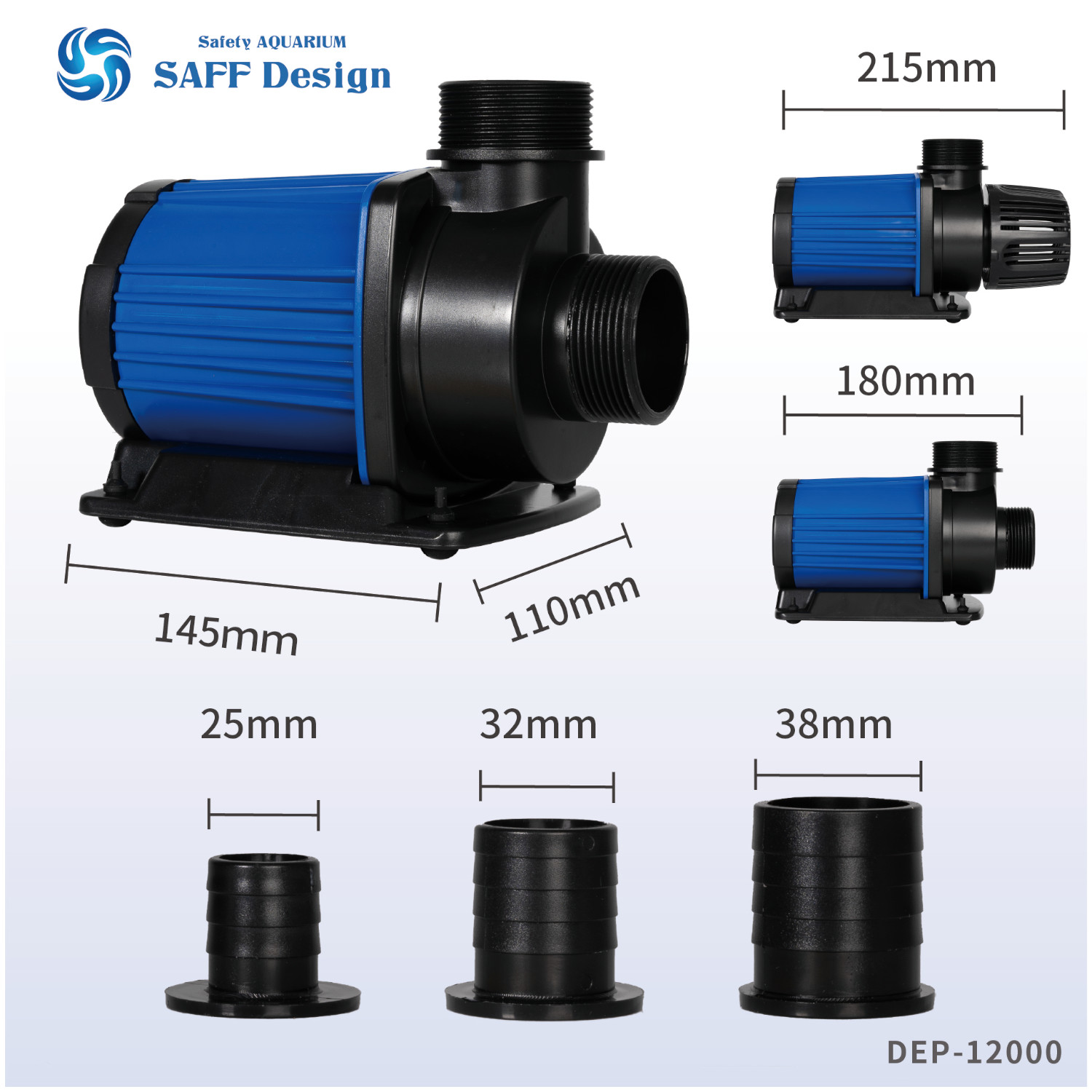 最新DCポンプ 最大12000L/H 6段階調整可能 両陸両用ポンプ 水中ポンプ
