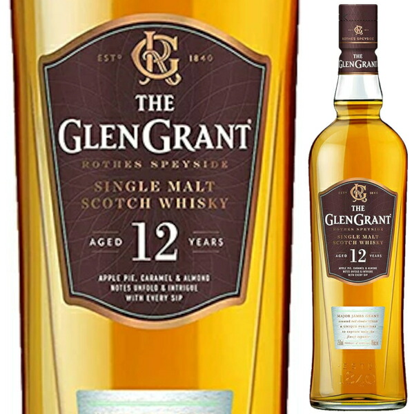 楽天市場】グレングラント 12年 700ml シングルモルト ウイスキー