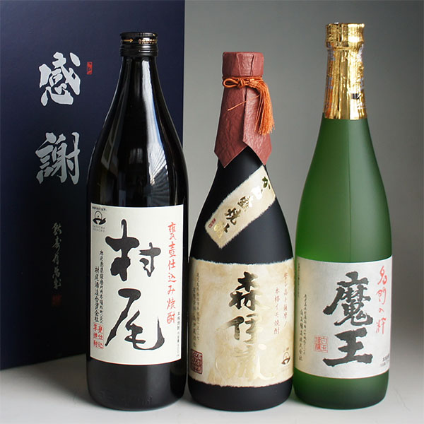 楽天市場】魔王 村尾 森伊蔵（本数（酒類）3本）（日本酒・焼酎）の通販