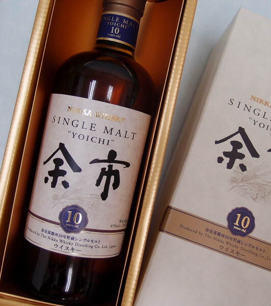 楽天市場】シングルモルト余市10年 45度 700ml【箱付】 : 酒の