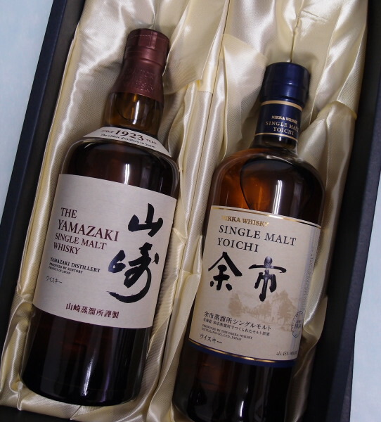 楽天市場】サントリー山崎NV43度700mlニッカシングルモルト余市45度