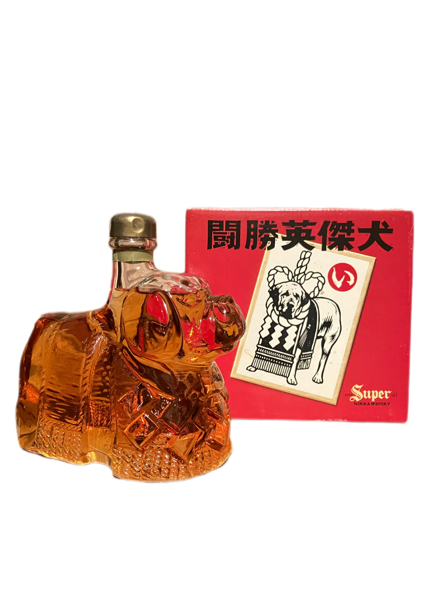 楽天市場】【古酒】スーパーニッカ 闘勝英傑犬 戌年ボトル 600ml ハイ