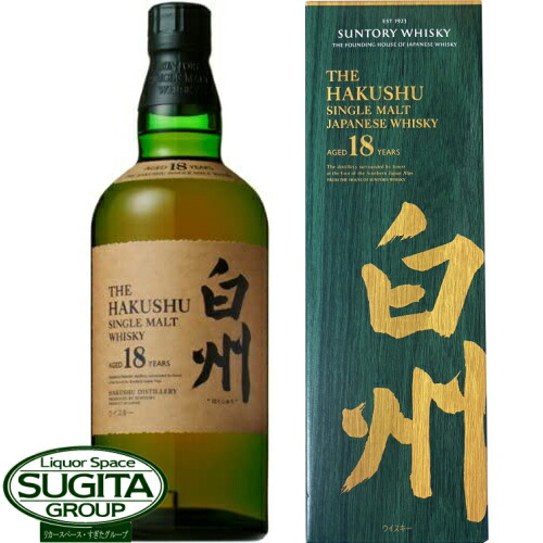 楽天市場】【18年】サントリー シングルモルト 白州 18年 700ml（化粧