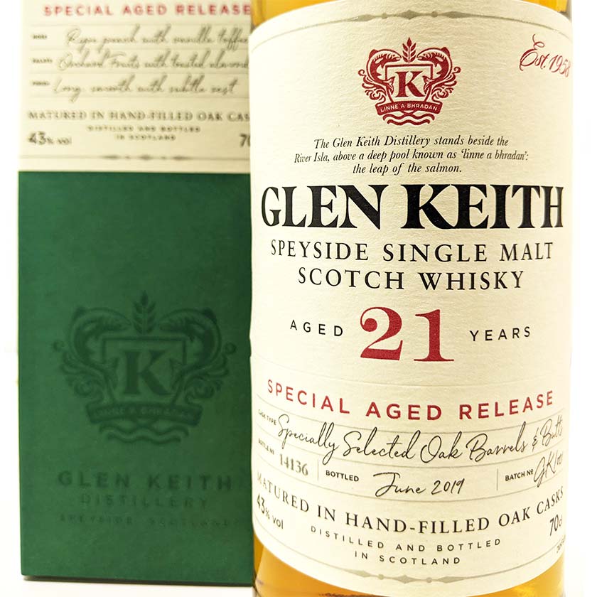 Glen Keith 21年 スコッチウイスキー 700ml