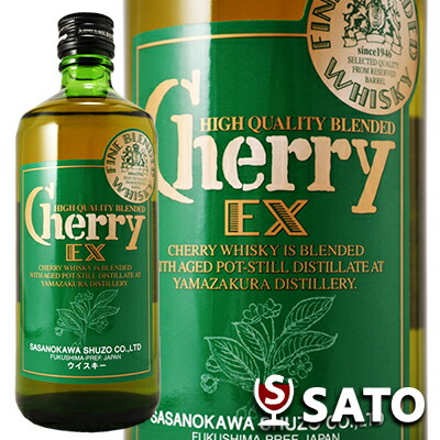 楽天市場】笹の川チェリーEXウイスキー 40度 500mlFINE BLENDED WHISKY