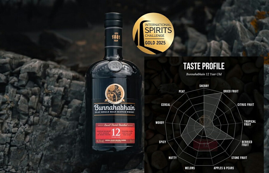 Bunnahabhain 12年 シングルアイラモルトウイスキー 750ml
