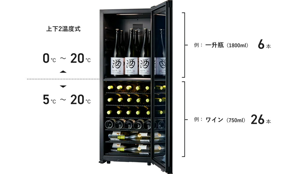 楽天市場】【さくら製作所公式】 ワインセラー 日本酒セラー 「SB51