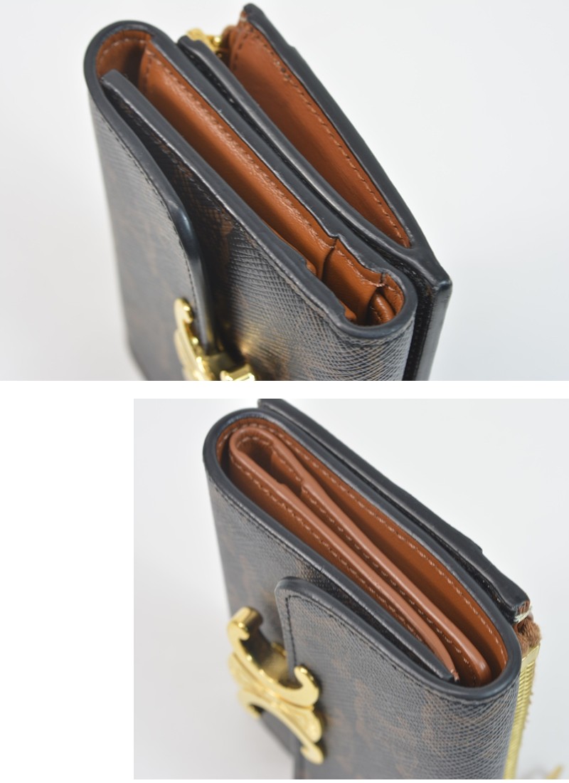 楽天市場】【超美品】セリーヌ CELINE コイン入れ付き コンパクト