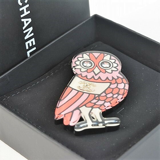 楽天市場】シャネル ブローチ ココマーク フクロウ 【新品同様