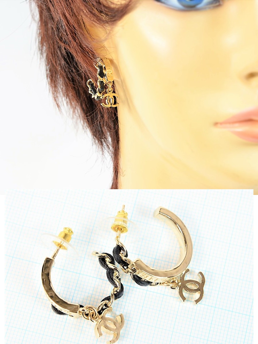 楽天市場】【超美品】シャネル ピアス ココマーク フープ : サクラ