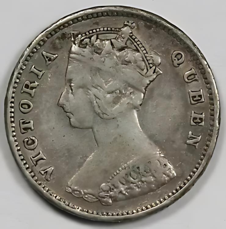 楽天市場】香港 1899 10 セント銀貨 ビクトリア女王 VF/XF ナイス