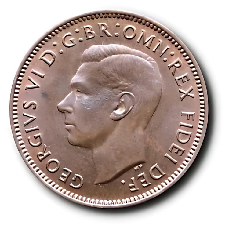 香港ドル1951年発行骨董硬貨(THE SIXTH KING E) 香港ドル1951年発行