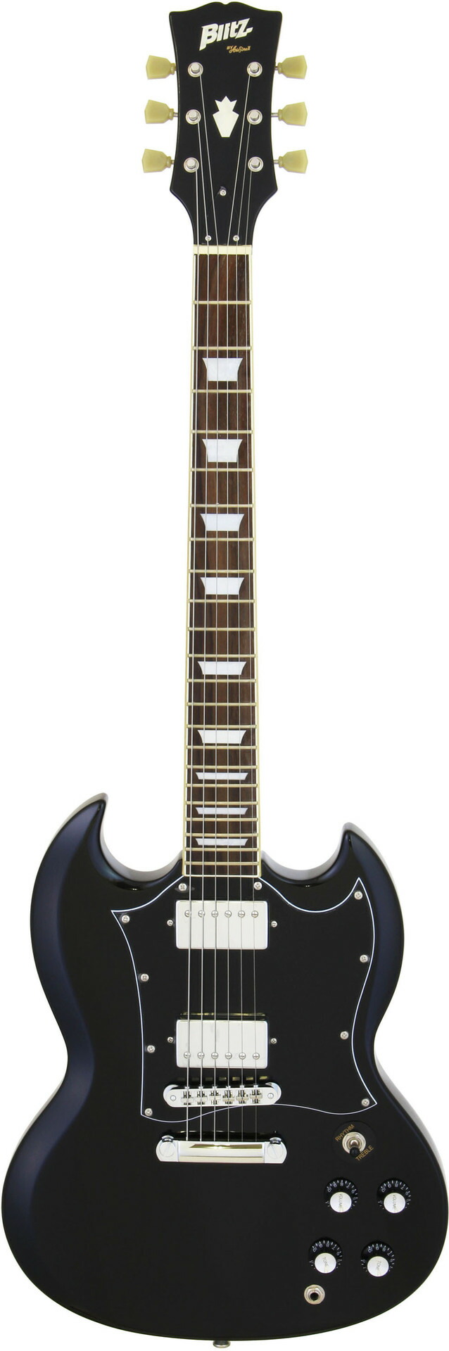 楽天市場】BLITZ by ARIA BSG-STD BK(Black) SGタイプ エレキギター