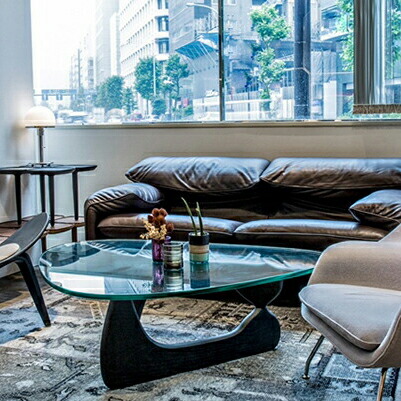 イサムノグチ】リプロダクト ガラステーブル コーヒーテーブル