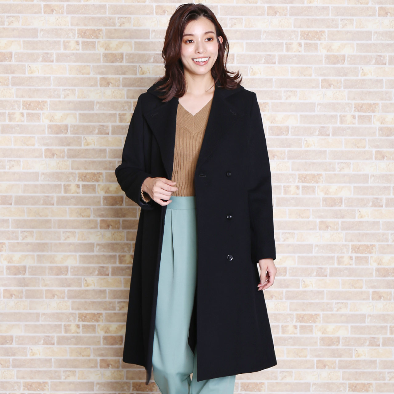 楽天市場】【10%offクーポン】カシミヤ ブレンド ウール コート