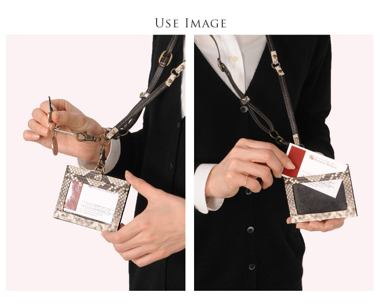 楽天市場】【5%offクーポン】ダイヤモンド パイソン IDカードホルダー