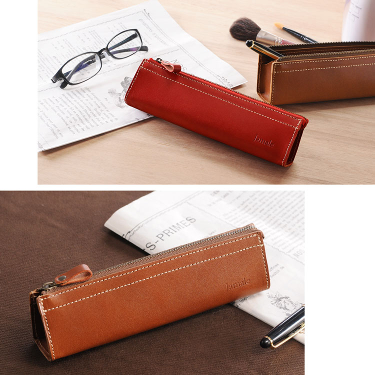 楽天市場】【10%offクーポン】栃木レザー ペンケース Jamale 日本製 本