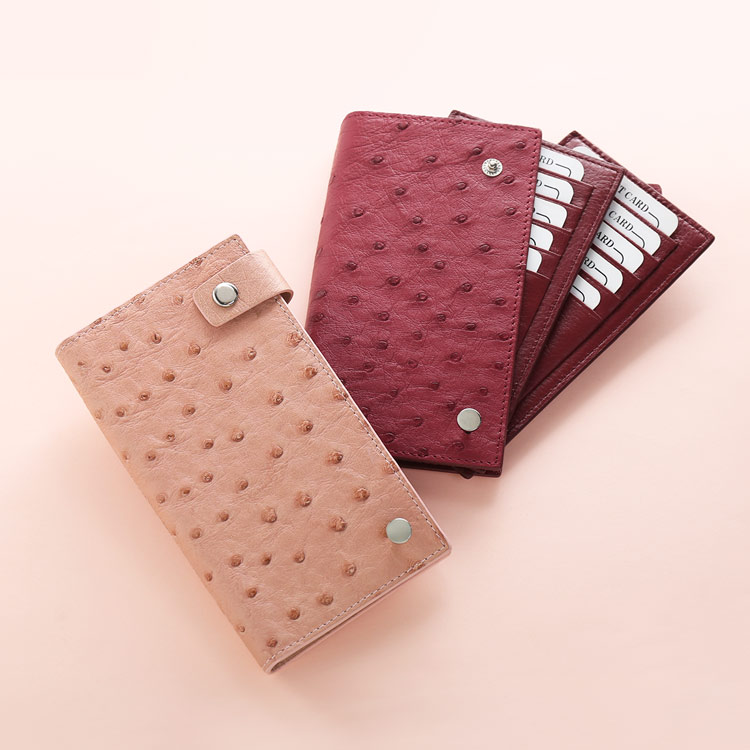 楽天市場】【10%offクーポン】カードケース 本革 オーストリッチ