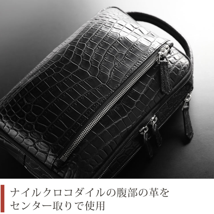 楽天市場】【5%offクーポン】クロコダイル セカンドバッグ メンズ