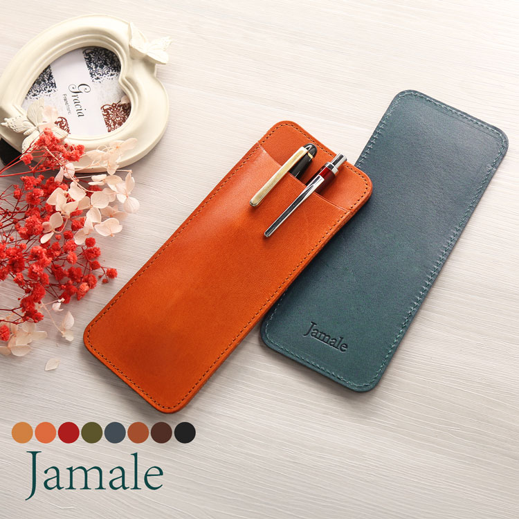 楽天市場】薄型 ペンケース 栃木レザー Jamale 日本製 レディース 全8