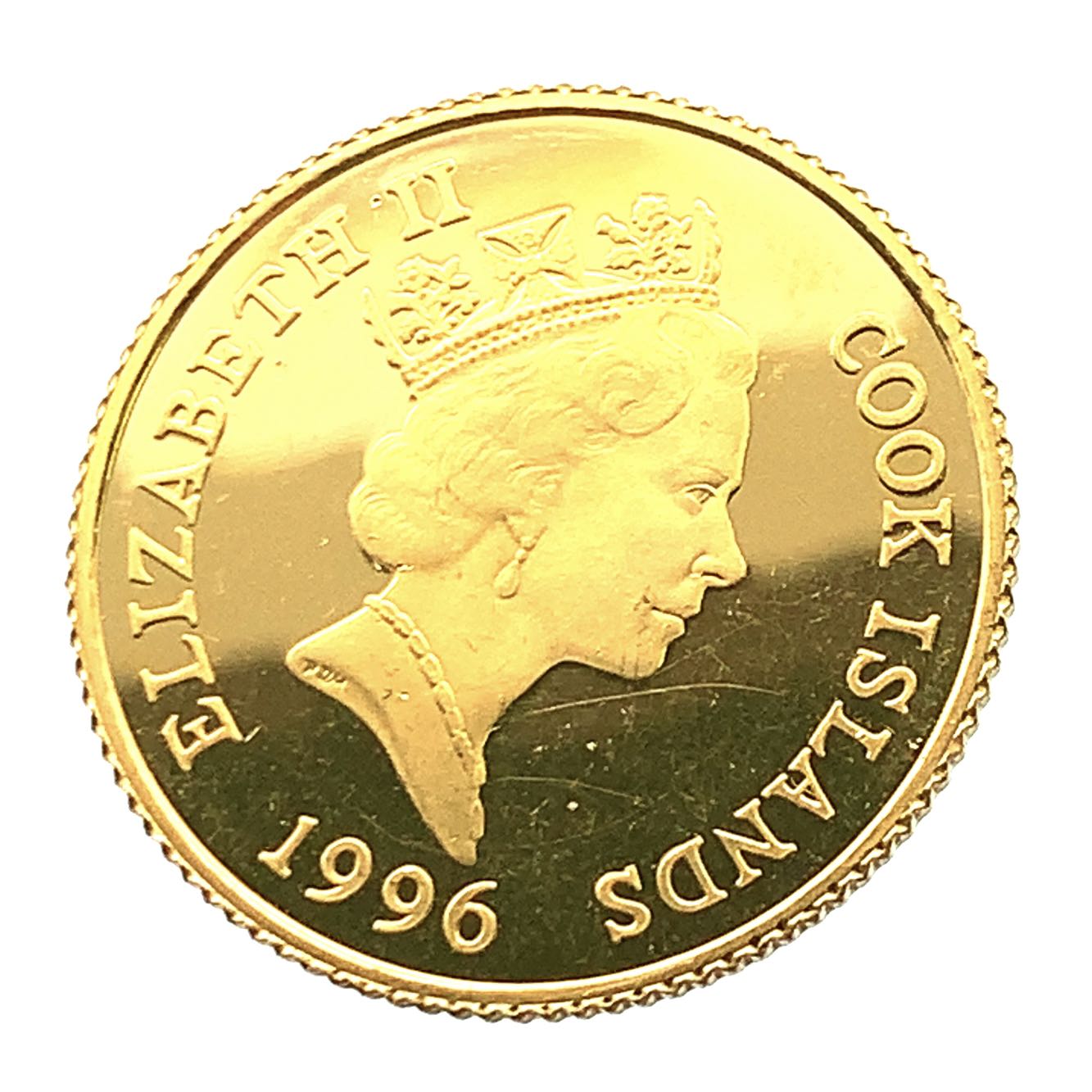 希少品！COOK S クックアイランド 1985年 1 ドル 銀貨 希少品！COOK S