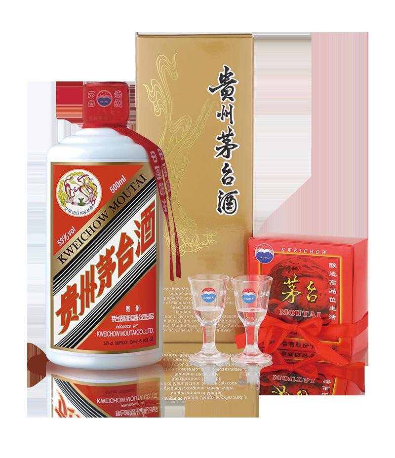 新品！ 貴州省 白酒 Kweichow Moutai 500ml 53% 1本 貴州茅台酒」の
