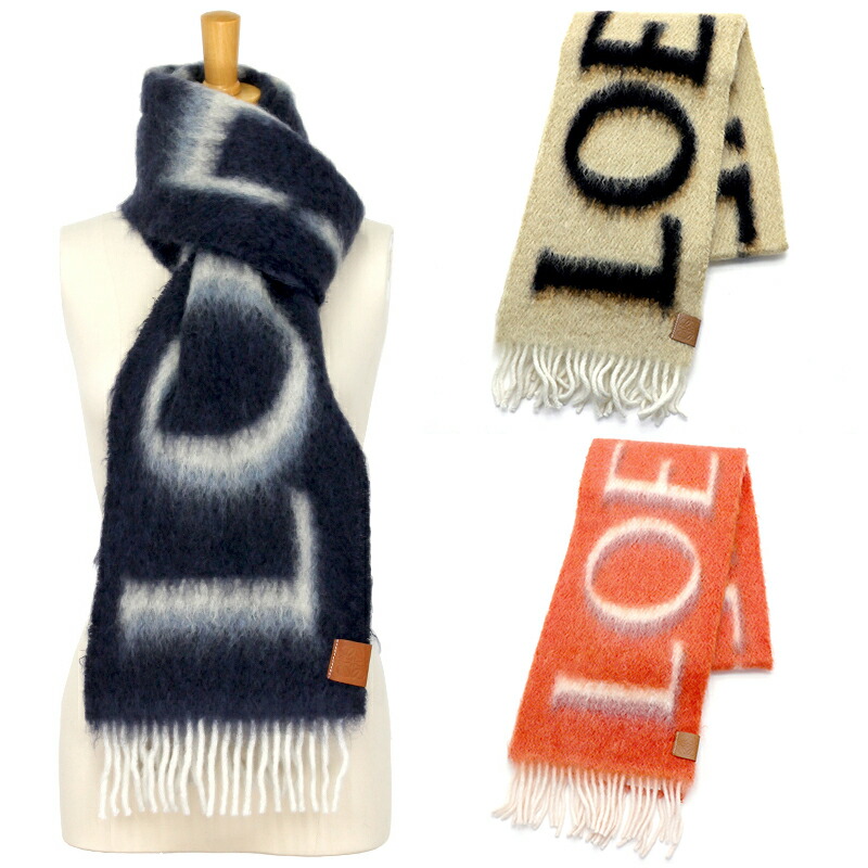 楽天市場】ロエベ LOEWE マフラー ストール ウール モヘア F811257X03