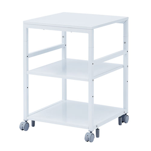 オフィス用棚 ラック ワゴン プリンターラック キャスター付き 台」の