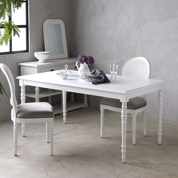 サラグレースSGDサイドオーバルテーブルフローラマスティック