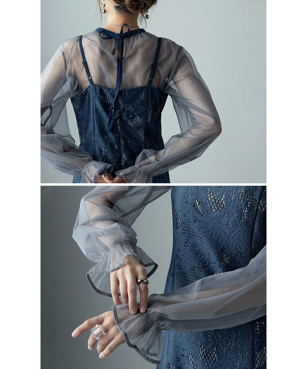 楽天市場】3wayシフォンボレロ&レースキャミドレス ワンピース ワンピ