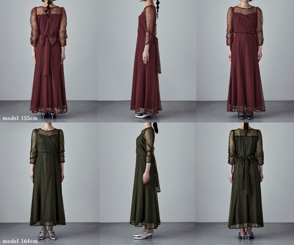 楽天市場】カシュクールデザインフレアドレス ワンピース ワンピ