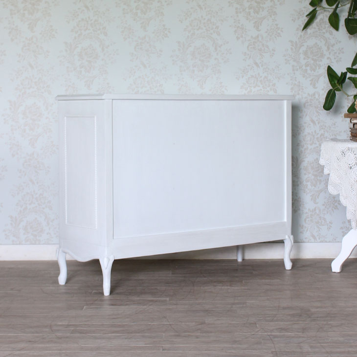 楽天市場】姫系 家具 キャビネット 白 ホワイト ロマンチック 姫