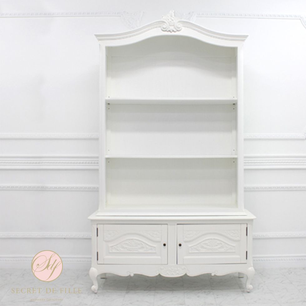 楽天市場】キャビネット 棚 アンティーク 調 家具 ロココ フレンチ