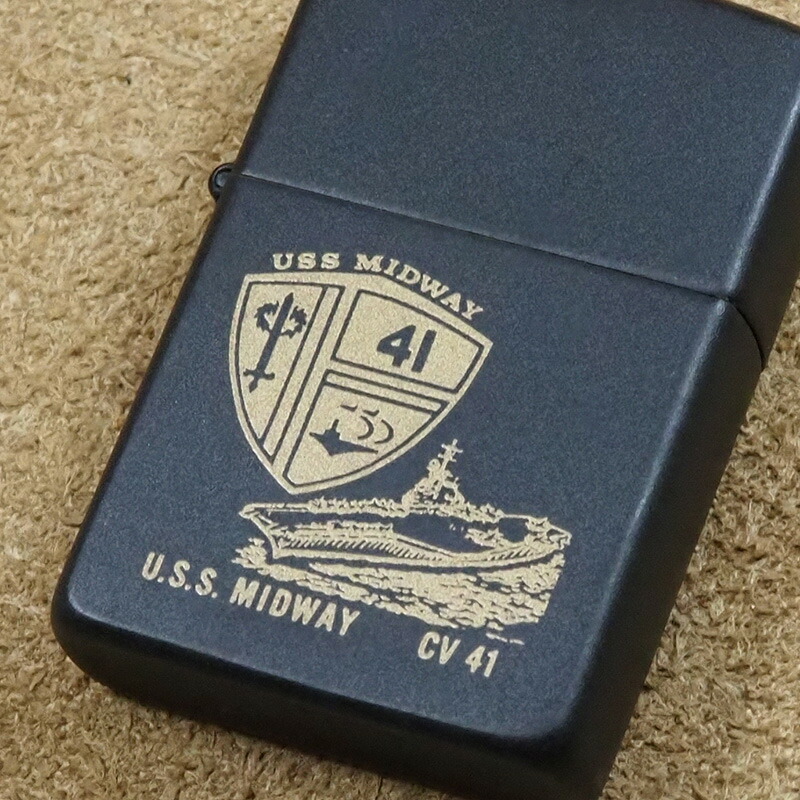 楽天市場】Zippo：1989年製 USS MIDWAY CV41ミリタリー軍艦 ジッポー