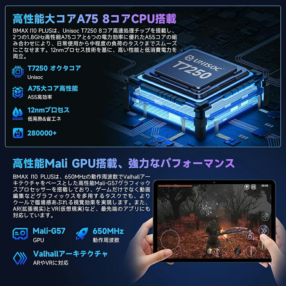 楽天市場】【Android 15 タブレット 初登場】Bmax I10 Plus