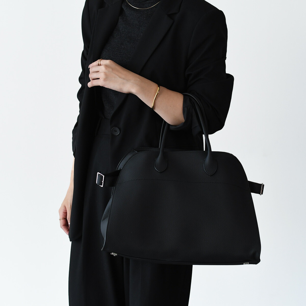 THE ROW ザロウ ソフト マルゴー MARGAUX 15 ブラック